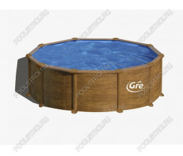 Морозоустойчивые бассейны GRE (4,6х1,32м) (цвет дерево)